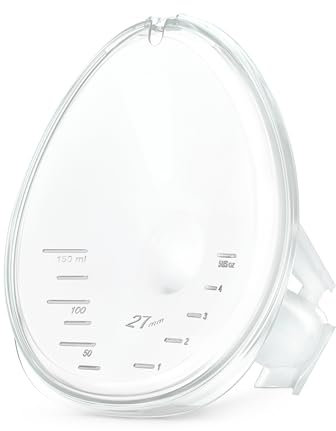 Medela Freihändige Brustschilde, 2 x Brustschilder, BPA-frei, Medela Freisprechpumpe, Zubehör für freihändige Sammelbecher, 27 mm