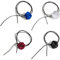 4 Stück Blumen Choker Kette für Frauen und Mädchen,Elegante Rosen Halskette,Persönlichkeit Schwarzer Choker,Lange Riemen Choker Halsband für Hochzeit,Geburtstag,Party (Schwarz,Rot,Blau,Weiß)