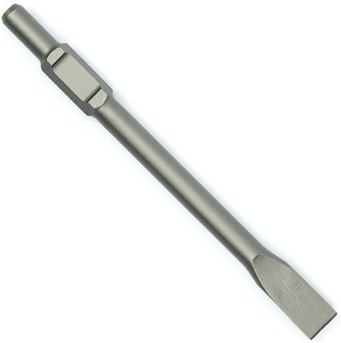 Verda Scalpello professionale 410 mm SDS-HEX a esagono, a punta, in acciaio per utensili, scalpello per demolizione