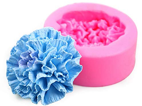 silikonform | nejlika silikonform fondant – ljusform för mo dag