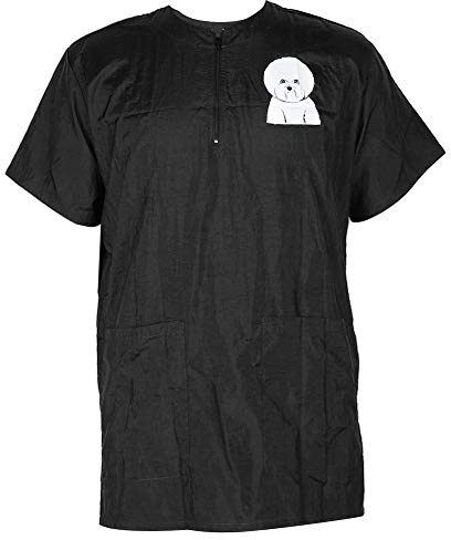 Blouses de Toilettage pour Chiens de Coiffeur pour Femmes et Hommes, Gilet de Barbier Vestes de Barbier pour Hommes Blouse de Barbier avec Poches pour Salons de Coiffure et