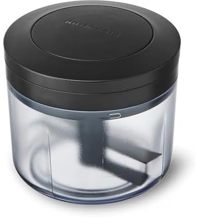 KitchenAid Manual Food Chopper, 3.8 Cup, Black