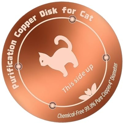 Disco de baño de cobre – Disco universal reforzado de cobre de 10 cm | De baño para, para pajarera para alimentos para animales domésticos Fringillide loros reforzados