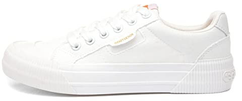 Rocket Dog Cheery Womens White Canvas Shoe - Size 8 UK - White