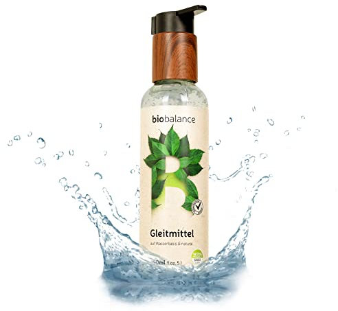 BIO BALANCE Gleitmittel wasserbasiertes Gleitgel - 100% natürlich vegan in recycelter und recyclebarer Flasche - DERMATOLOGISH GETESTET - verschiedene Varianten… (150ml, Gleitmittel)