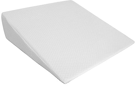 Pikolin Home - Almohada Antirreflujo Viscoelástica en Forma de Cuña, Mejora la Digestión y la Respiración, Funda Extraíble y Lavable, Transpirable y Ergonómica, Certificada Oeko-Tex