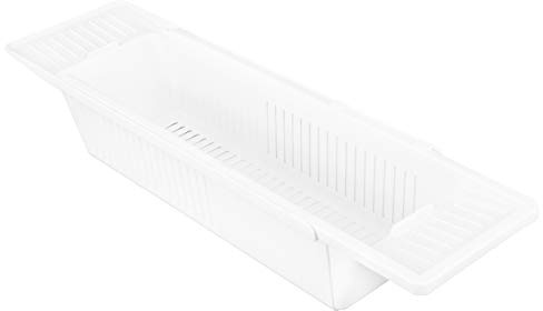 Yctze Support de Rangement Rétractable pour Baignoire et Panier en H, étagère de Douche pour Accessoires en H, Titre A9 Iendly