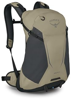 Osprey Hikelite 18L Durable Hiking Backpack - Travel Daypack with Rain Cover for Men and Women, Olive Tan