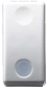 GEWISS 20504 INTERRUTTORE BIPOLARE LUMINOSO 16AX - 1M BIANCO SYSTEM