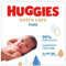 Huggies Pure Extra Care, Baby Wipes - 3 Packs (168 Wipes Total) - 99 Percent Pure Water Wet Wipes - Fragrance Free to Clean and Protect Sensitive Skin