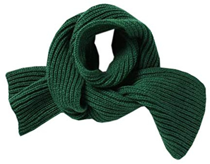 ACVIP Kids Winter Long Scarf Girls Boys Knitted Neck Warmer (Green)