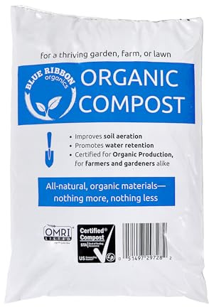 Ribbon Organics OMRI Certified Organic Compost Size: 7.9 Gallons, 32-35 Pound Bag