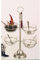 Buffet-Ständer 5-teiliges Set 4 Glasschalen 1 Ständer, Serviergestell Buffet-Leiter H 40cm