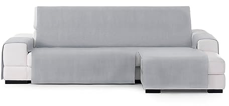 Eysa Funda de Chaise Longue práctica Oriente 290cm., Color 06/Gris, Derecha Vista Frontal