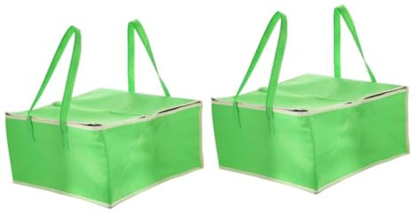 Healeved 2 Stück Isolierte Lebensmittelbeutel Wärmeschutztasche Verdicktes Material Viel Platz Für Tabletts Boxen Gerichte Leicht Zu Tragen