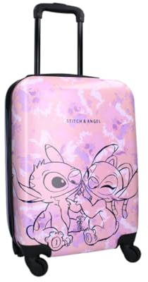 mybagstory - Kleiner Reisekoffer Stitch – Kinder – Gepäck – Reise – Urlaub – Größe 50 cm – Rollen – Geschenkidee