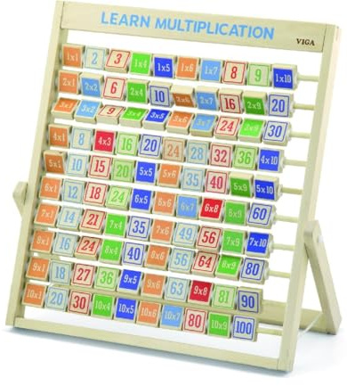 Viga Toys 50036 Learning Multiplication, Multi Color