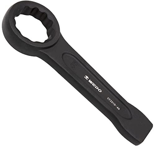 WEDO Chiave poligonale ad impulsi rinforzato 75mm,Chiave poligonale ad impulsi rinforzato,metrica,lunghezza 326mm,DIN 7444,40CRV,rana morta una volta sola,alta resistenza,resistenza all'usura