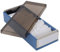 Visitenkartenbox Transparent, Visitenkarten-Etuis, 800 Karten 10,8 x 6,6 x 26,6 cm Visitenkarten Aufbewahrungs Box Kunststoff Desktop Visitenkartenbox für Visitenkarten A-Z Index Registerkarten