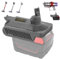 JJXNDO Per Dyson V10, adattatore V10, per batterie agli ioni di litio Milwaukee M18, 18 V, per Dyson V10, per aspirapolvere Dyson V10, Cyclone Animal, Absolute Fluffy SV12