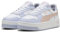 PUMA Damen Carina Street Sneaker, White-Rose Quartz-COOL Weather, 40.5 EU