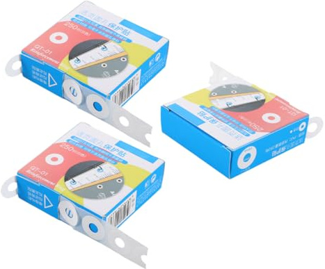 Alipis Etichette Adesive in Pvc Bianco Ultrafine 750 Pezzi Rinforzo Buchi per Protezione Fori su Documenti e Libri Uso Ufficio Scuola