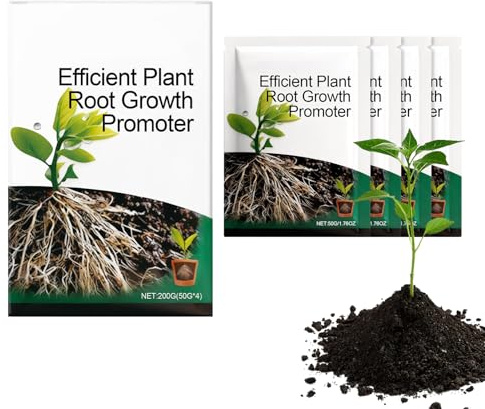 Stimolante Radicale per Piante | Fertilizzante per la Propagazione | Polvere Radicante per la Crescita delle Piante - per Clonazione Piantine Terriccio Alberi da Appartamento Fiori Giardino Ser