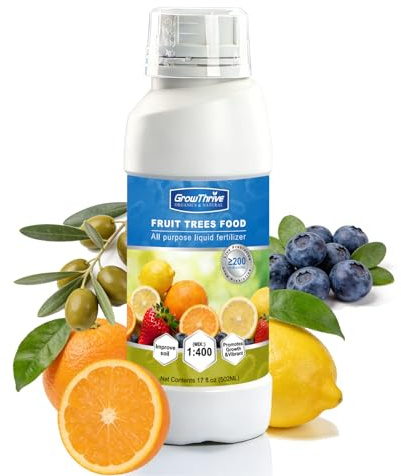 V-MOD Engrais Arbre Fruitier Liquide 502ML avec Gobelet Doseur | Engrais Agrumes Citronnier Olivier - Fertilisant Naturel Plantes Intérieur et Extérieur