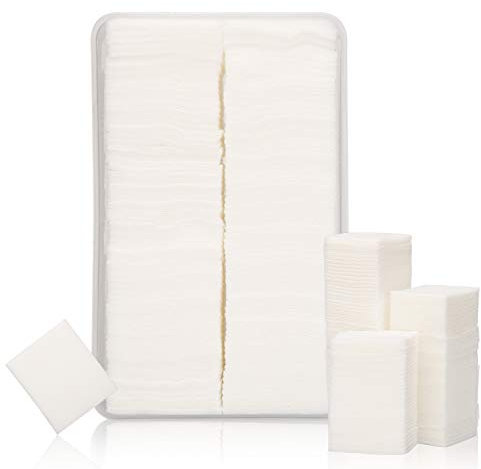 1000pcs Makeup Facial Cleansing Cotton Pads for Face Eyes Lips Nail Polish Makeup Removal, Chemical Free, Ultra Thin Design, Lint Free, Hypoallergenic & Good Absorbing