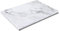 Flexzion Rectangular Marble Cheese Board - 11.5 x 15 Inch Gray Marble Serving Board for Baking, Charcuterie, Pastry, Trivet - Non-Stick Heat Resistant Marble Cutting Boards for Kitchen