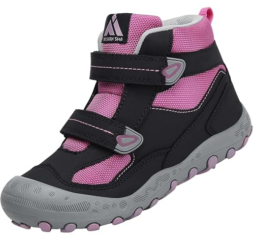 Mishansha Zapatillas de Senderismo para Niños Antideslizante Niños Niñas Botas de Trekking Ligeras Deportivas Tallas 24-38 EU