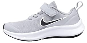 NIKE Star Runner 3, Zapatillas de Gimnasia Unisex Niños ,Gris Humo Claro Negro ,28 EU