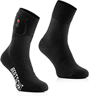BERTSCHAT Elektrisch Beheizte Socken Hiking Edition Pro - Heizsocken für Herren und Damen - Elektrische Socken mit Wiederaufladbaren Batterien - USB aufladbar - Beheizbare socken mit Fernbedienung