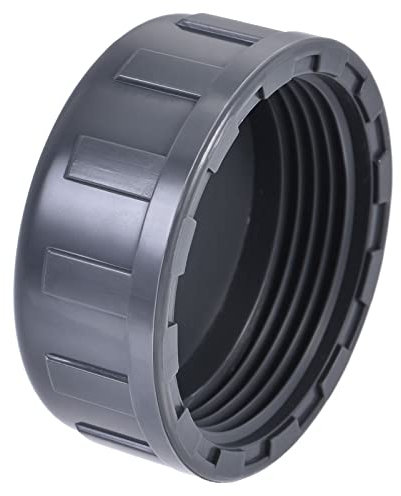 M METERXITY PVC Tubo Tapón - Jardín Tubería Conexión, Sello & Resistencia Corrosión, Aplicar Exterior/Piscina/Calentador agua (G1-1/2, Gris)