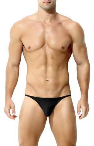 Casey Kevin Sexy Mens Thong Underwear Low-Rise G String Bikini Soft T-Back | Stretchy Mens Thongs, Breathable Thongs for Men with Scrotal Support, Mens Sexy Underwear for the Bedroom, Gym, Daily, Office