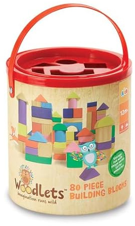 Woodlets 80 Piece Blocks, 312-16170-B