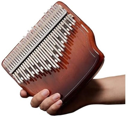 Anfänger Kalimba Mini-Instrumententasten aus massivem Buchenholz professionelles Daumenklavier chromatische Skala Anfänger Kalimba-Musik (Color : 2)