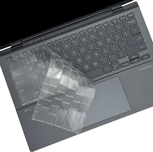 Ultradünne Tastaturabdeckung für ASUS ZenBook 14X OLED UX3404 UX3405, ZenBook 14 Q425 Q415 Q410VA Q420 Q420VA, ZenBook Flip 14 OLED UP3404, ZenBook Pro UX6404 35 2,2 Zoll Laptop US-Layout