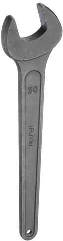 HARFINGTON Single Open Ended Spanner Wrench, 30mm (1 3/16-inch), Thicken Carbon Steel Open End Wrench Tool for Automotive Repair and Furniture Assembly, Grey
