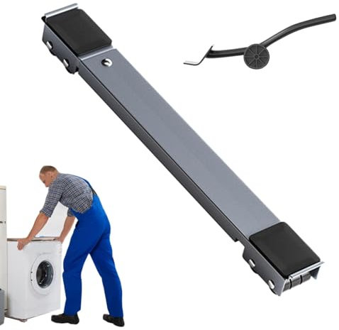 Hogvinnatil Ruedas para aparatos, ruedas para muebles – Mover lavadora – ruedas para electrodomésticos base móvil, enrollador para frigoríficos, secadores, lavavajillas