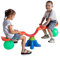 VEVOR Kids Seesaw, 55 lbs Load Capacity per Seat, Sit and Spin Teeter Totter with Handles, Kids Outdoor Playground Equipment, Swiveling 360 Degrees Rotating for Children Aged 3+, Multi Colored