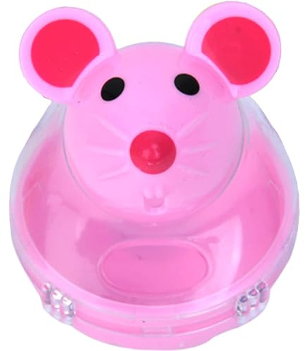 YROHGKPN Distributeur de nourriture pour chat - Bocal à boire - Jouet souris pour chatons - Distributeur automatique de nourriture pour chat interactif - Friandises - Pour l'ennui - Distributeur