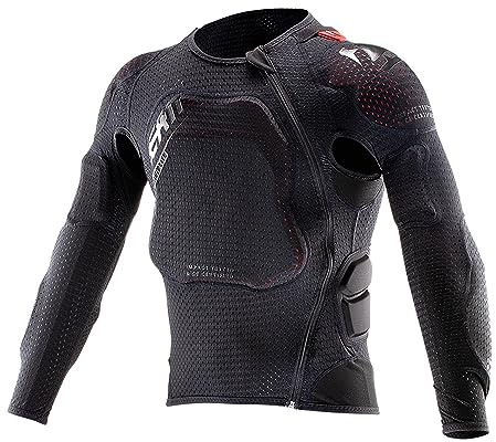 Leatt 5019110721 Chaqueta de protección, Niños, Negro, Taille Unique/L/XL 147-159cm