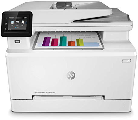 HP Laser Jet Pro M283FDW Multifunction Color Fax/Scan/Printer 22ppm 600x600dpi 250-sheet e-Print, Ethernet, USB, Wi-Fi (Renewed)