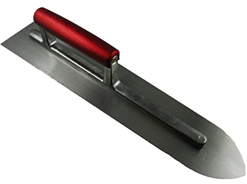 Profi Bodenlegerkelle spitzförmige, 500mm x 90mm, Estrichkelle, Steinholzglätter 1,2mm super stark Glättekelle für Bodenleger CT027