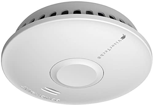 VisorTech Rauchmelder koppelbar: Vernetzbarer Funk-Rauchmelder, 85 dB, VDs-Zertifiziert, 10-J.-Batterie (Funkrauchmelder vernetzbar, Funk-vernetzt, Alarmanlage)