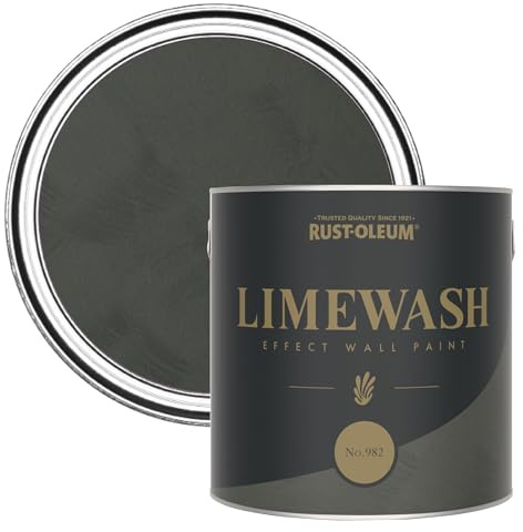 Rust-Oleum Green Limewash Effect Wall Paint - No.982 2.5L