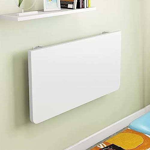 Mesa plegable montada en la pared de 60 x 120 cm, ahorro de espacio, escritorio para comedor, estudio, cocina y balcón, estación de trabajo portátil, ajustable, diseño versátil