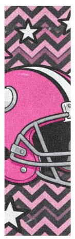 voucong Nastro antiscivolo per skateboard da rugby, anti-strappo, per scooter, 111,4 x 25,4 cm, colore: rosa