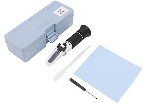Réfractomètre d'antigel avec fonction ATC, détecteur de point de congélation pour liquide lave-glace, propylène glycol et éthylène glycol